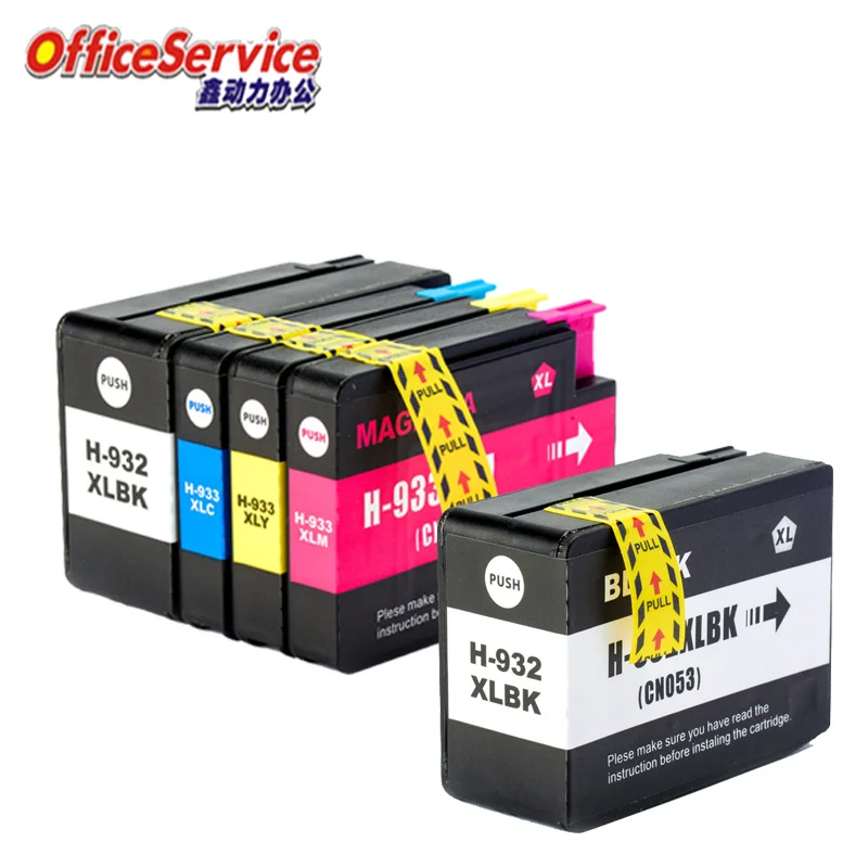 

932XL 933XL ink Cartridge Compatible For HP 932 HP933 , suit for Officejet 7612 7510 7512 6100 6600 6700 7110 7610 printer