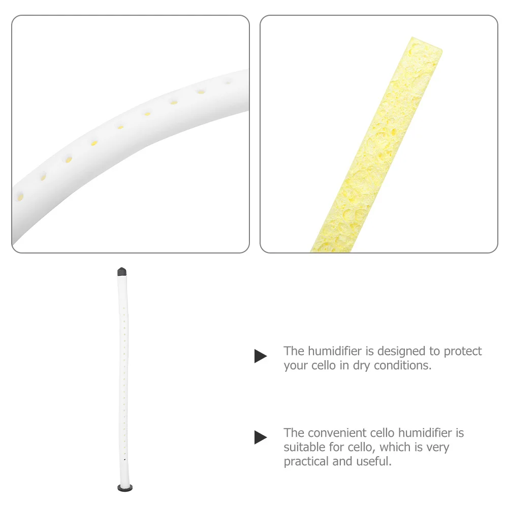 

Instrument Cello Humidifier Compact Practical F Hole Rubber Moisturizer Cello Maintenance Tool Prevent Cracking Instrument