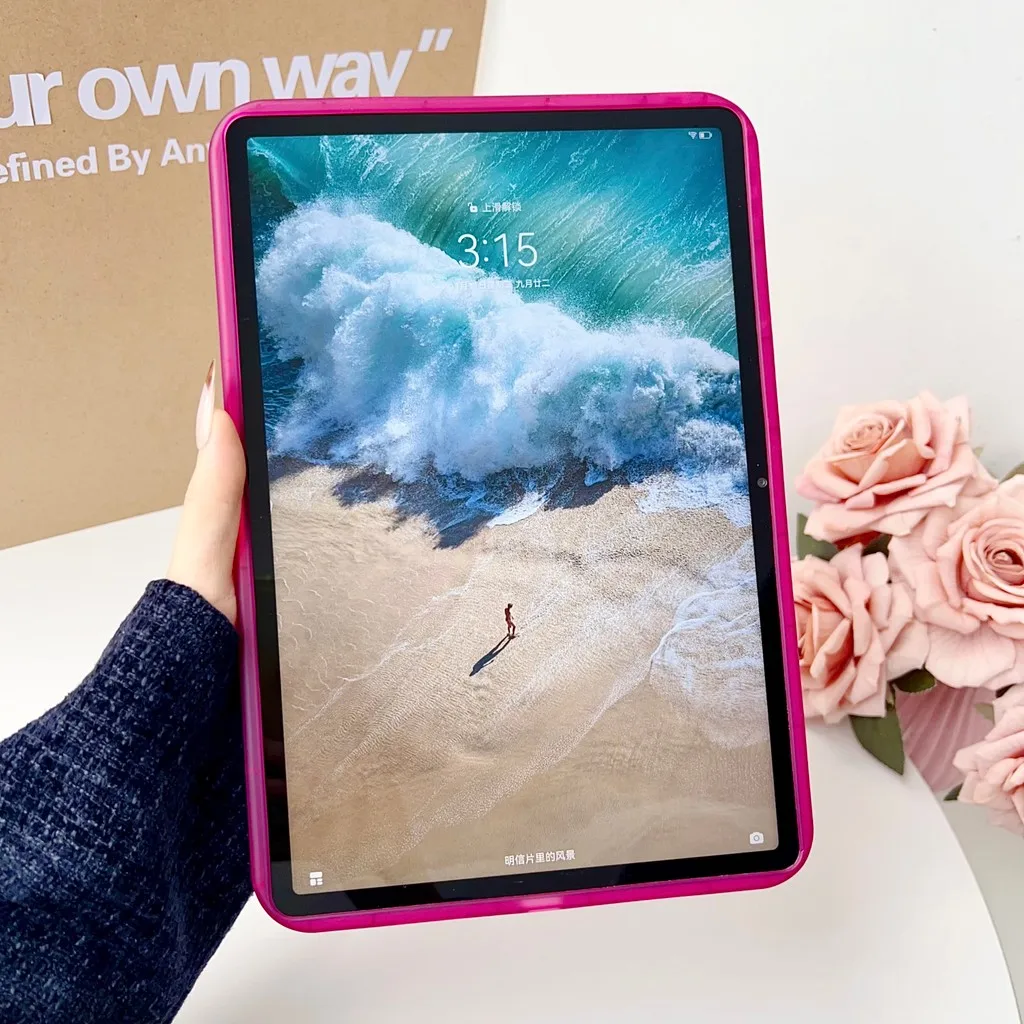 حافظة لهاتف هواوي ميت باد 11.5 2023 بإطار ملون قابل للتعديل وغطاء حماية قابل للطي