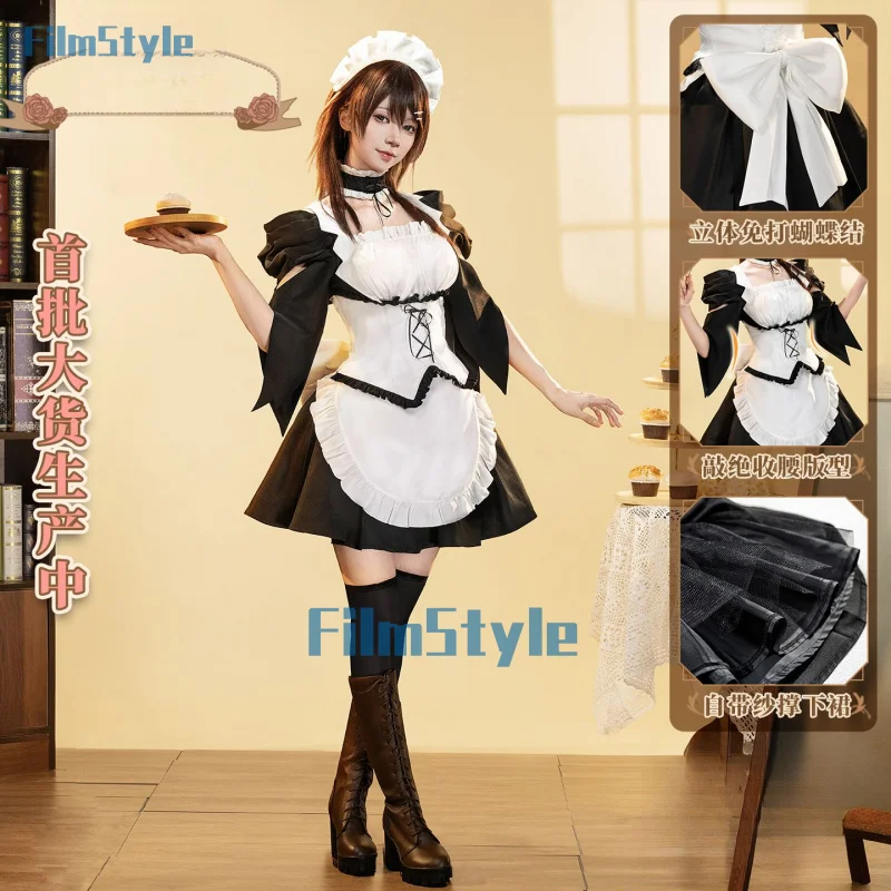 

Ayuzawa Misaki Косплей Костюм Kaichou wa Maid-sama! Униформа Хэллоуин Карнавал Вечеринка Рождество Игра Ролевая Одежда Одежда