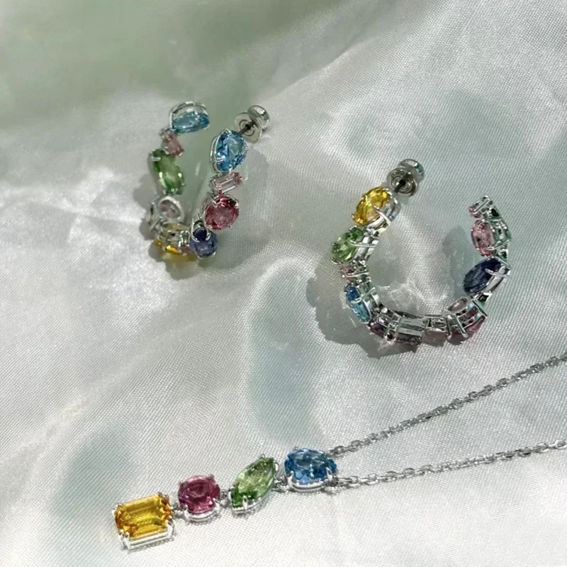 

2025-High Quality Original Women's Jewelry Set, Gema Collection Candy Jewelry Set, Suitable for Holiday Gifts, Party Dresses