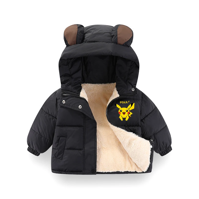 جديد 2025 معطف شتوي للأولاد من القطن مبطن برسوم كارتونية سترة سميكة دافئة للأطفال الصغار ملابس خارجية مبطنة من القطن #5