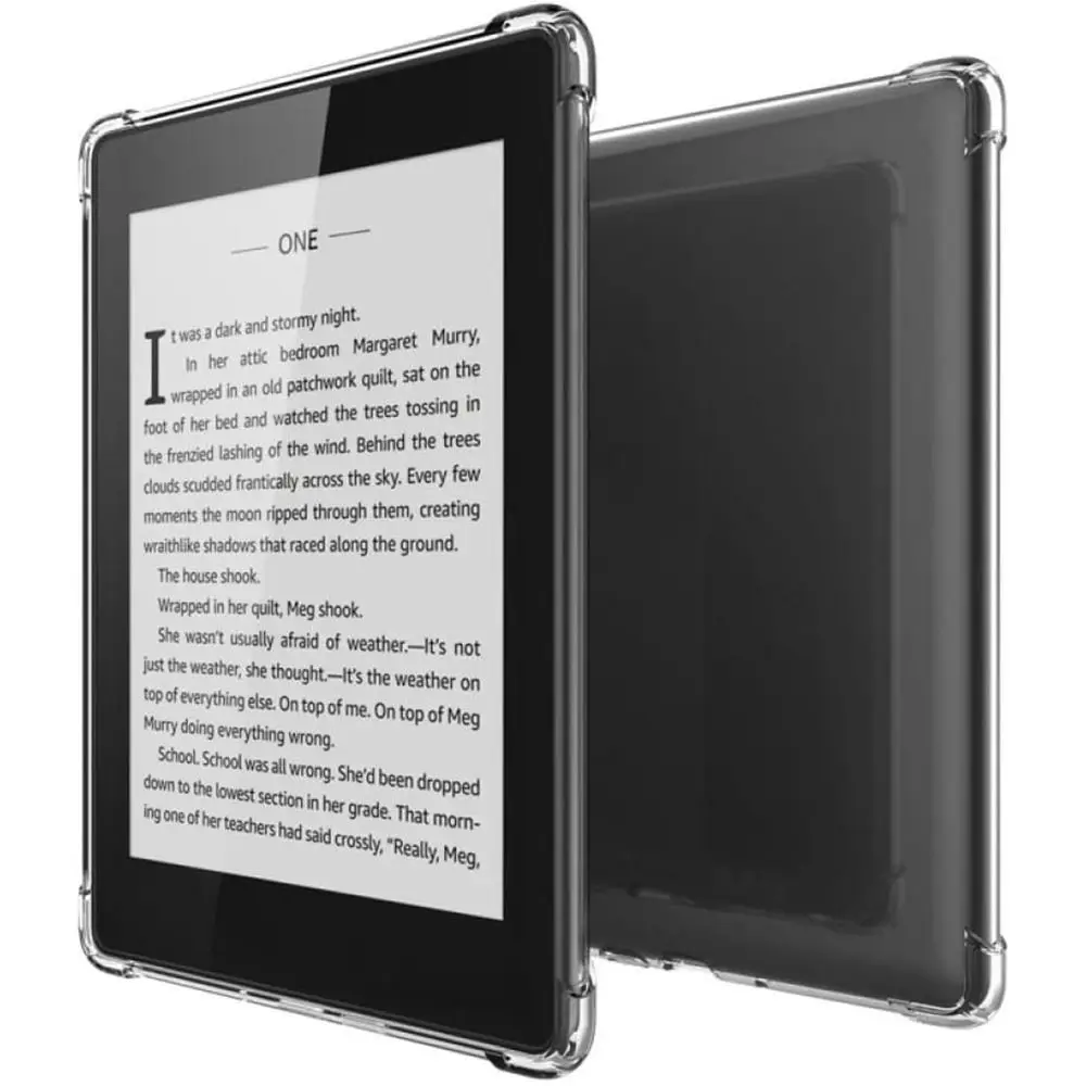 

11/12th Gen e-Reader Case 6 6.8 7 inch SA568B Back Cover TPU Clear for Kindle Paperwhite 1/2/3/4/5 Colorsoft 2024