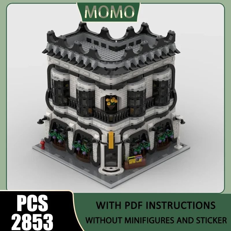 

Moc Building Blocks Vinyl Record Store & Psychiatrist's Office ​​​​​​​Model Technology Brick DIY Assembly Construction Toy Gifts