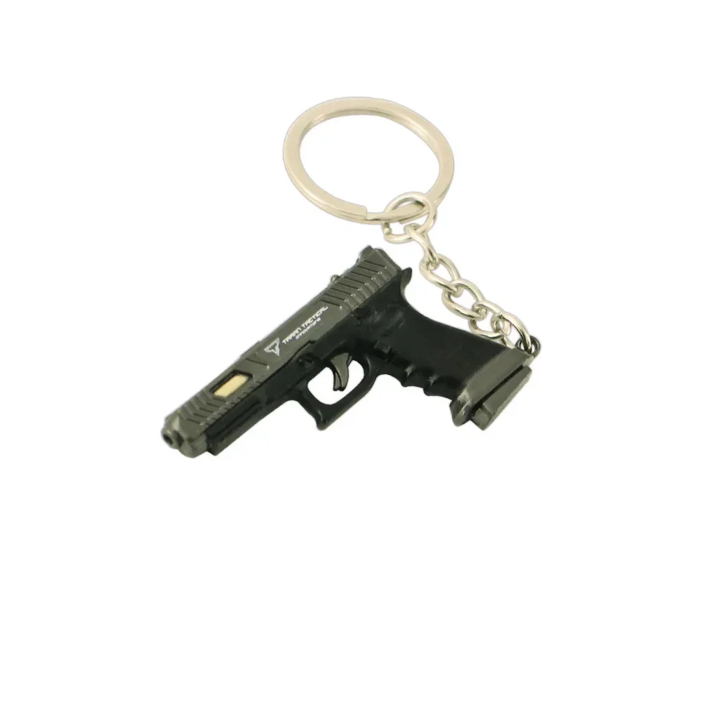 Llaveros de pistola TtiG34 de 5cm/1,97 pulgadas, modelo de arma, accesorio colgante, periféricos de juego, accesorios de Cosplay, colgante de Metal, colecciones de regalos