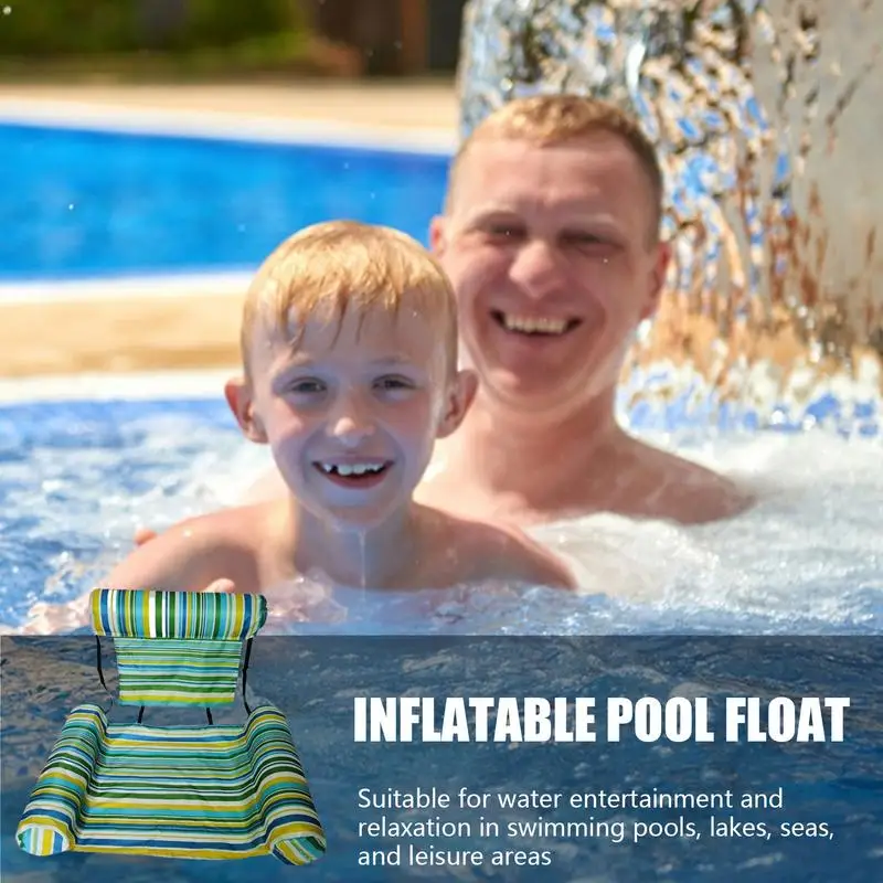 Pool Float Chairs For Adults Foldable Pool Floats Inflatable Pool Float Chairs Adult Pool Floats For Swimming Pool Backyard