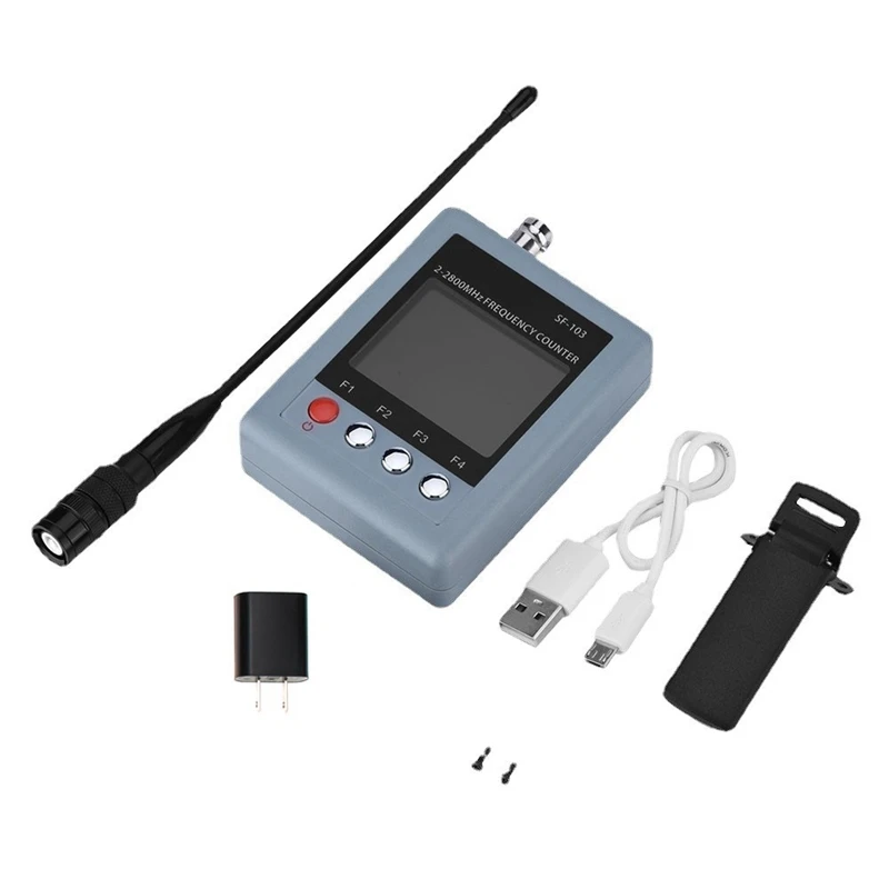 

T35C SF-103 Frequency Counter DMR Digital Signal Testable 2Mhz-2800Mhz CTCSS/DCS Frequency Meter US Plug