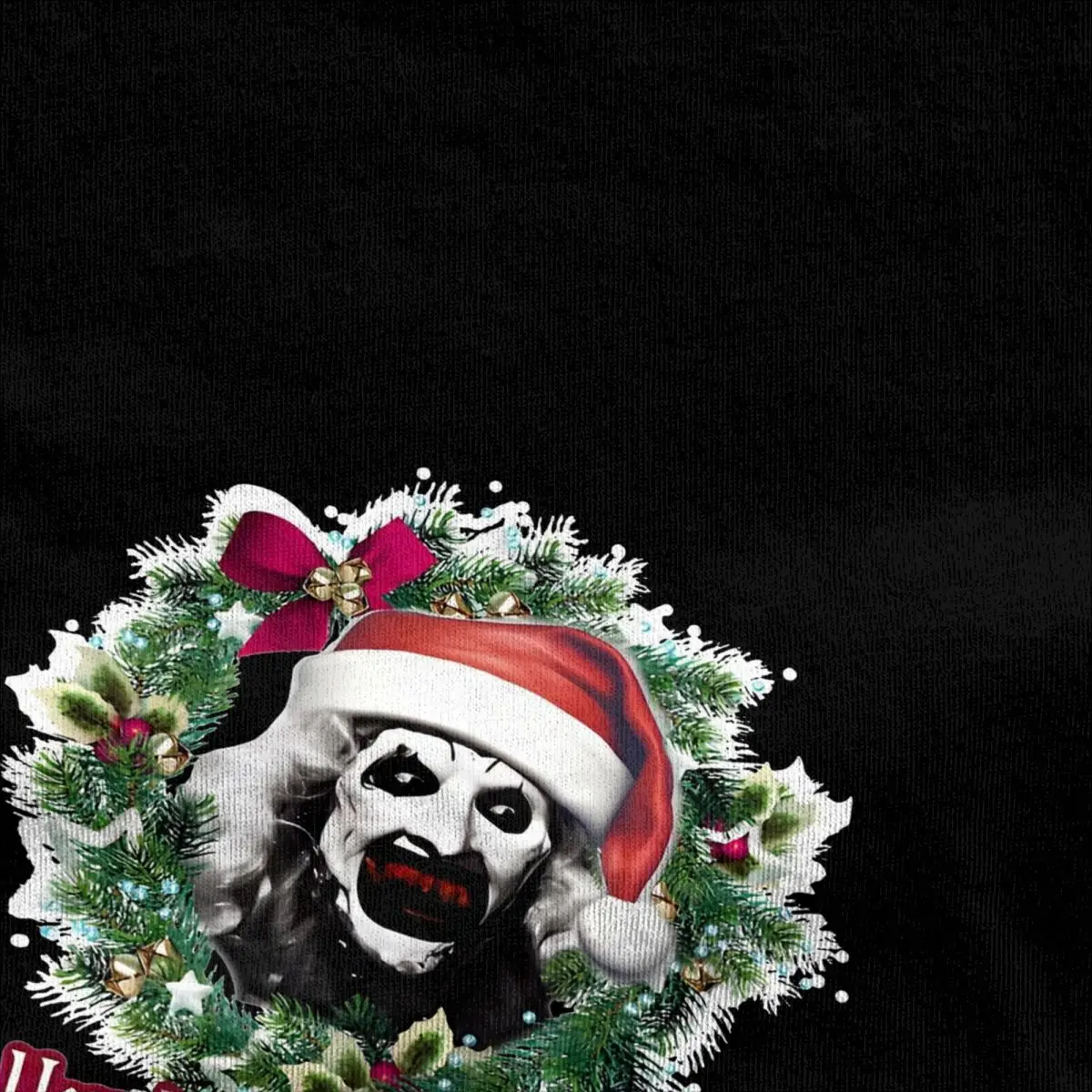 Mens T-Shirt Terrifier Christmas T Shirts Fashion You Better not shout Summer Tee Shirt Streetwear Casual Cotton Clothing Gift