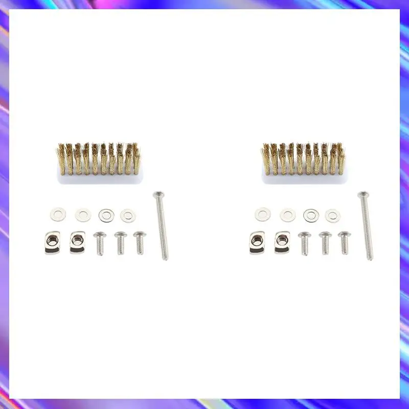 

2X инструмент для чистки 3D-принтера, набор щеток для чистки насадок, медная проволока, зубная щетка для Voron 2,4/Trident Hotend, насадка для чистки