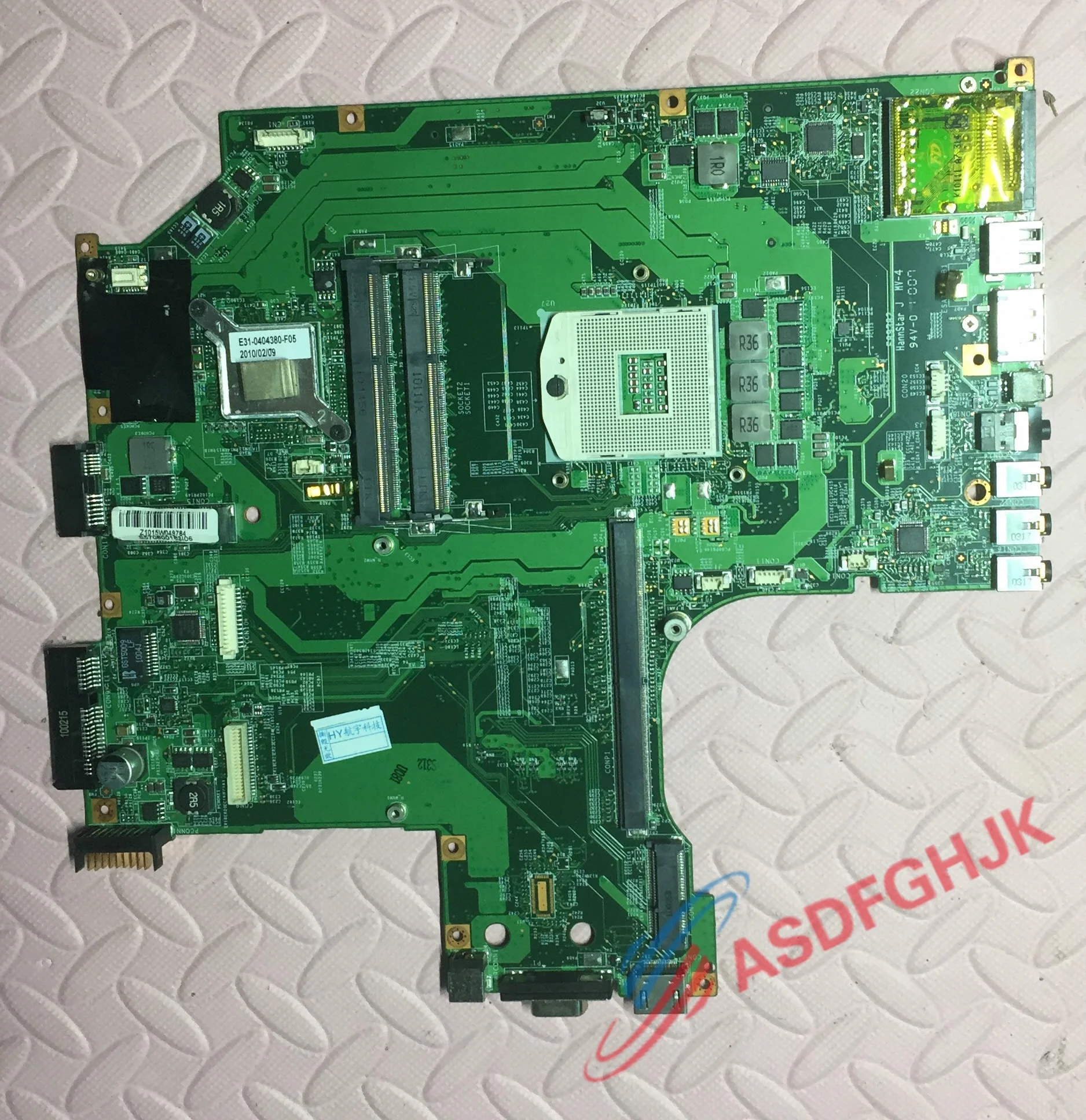 

Материнская плата для ноутбука MS-1727 MS-17271 для MSI CX740, протестирована, исправна.