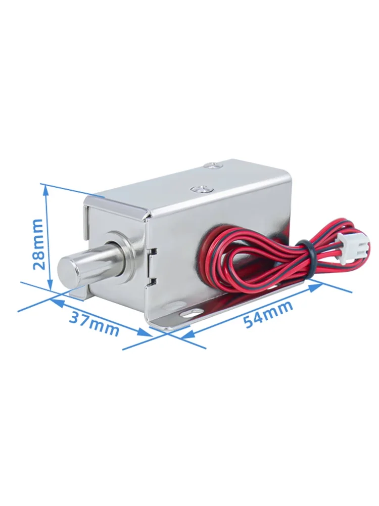 MktStleat LY01F 5V/12/24V Latch Length 9.7mm Anti-Rust and Wear-Resistant Responsive Electromagnetic Lock