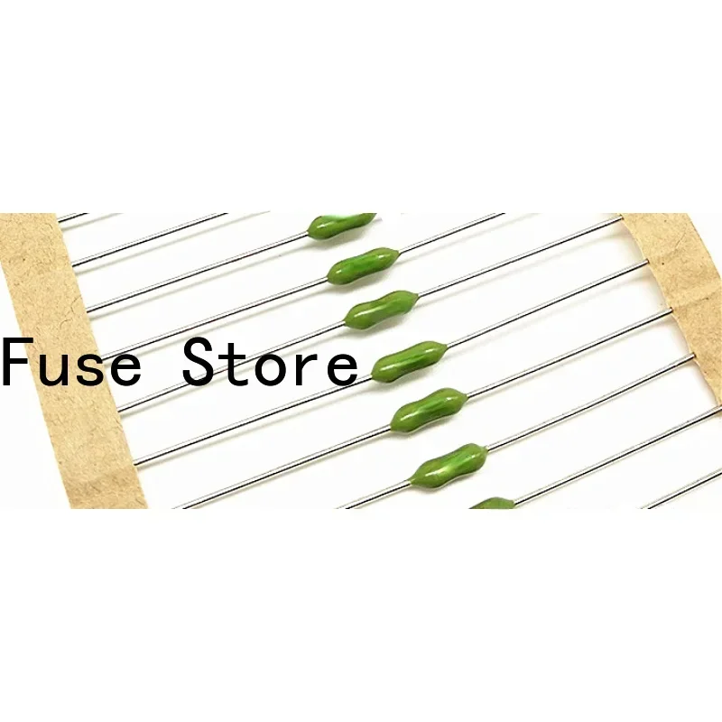 10PCS Imported Green Resistance Fuse 025102.5nr1l21/2a2.5a125v.
