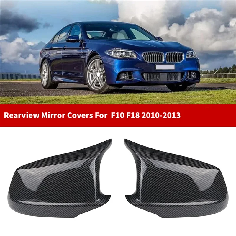 

Rearview Mirror Covers Wing Side Mirror Caps For BMW 5 Series F10 F11 F18 Pre-LCI 51167216369,51167216370