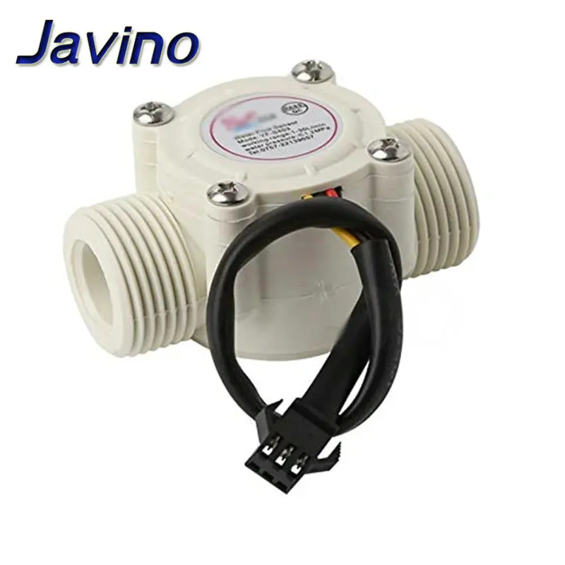 Water Flow Sensor DC 5-18V Flowmeter Hall Flow Sensor Water Control Liquid Flow Sensor Switch 1-30L/min 2.0MPa YF-S201