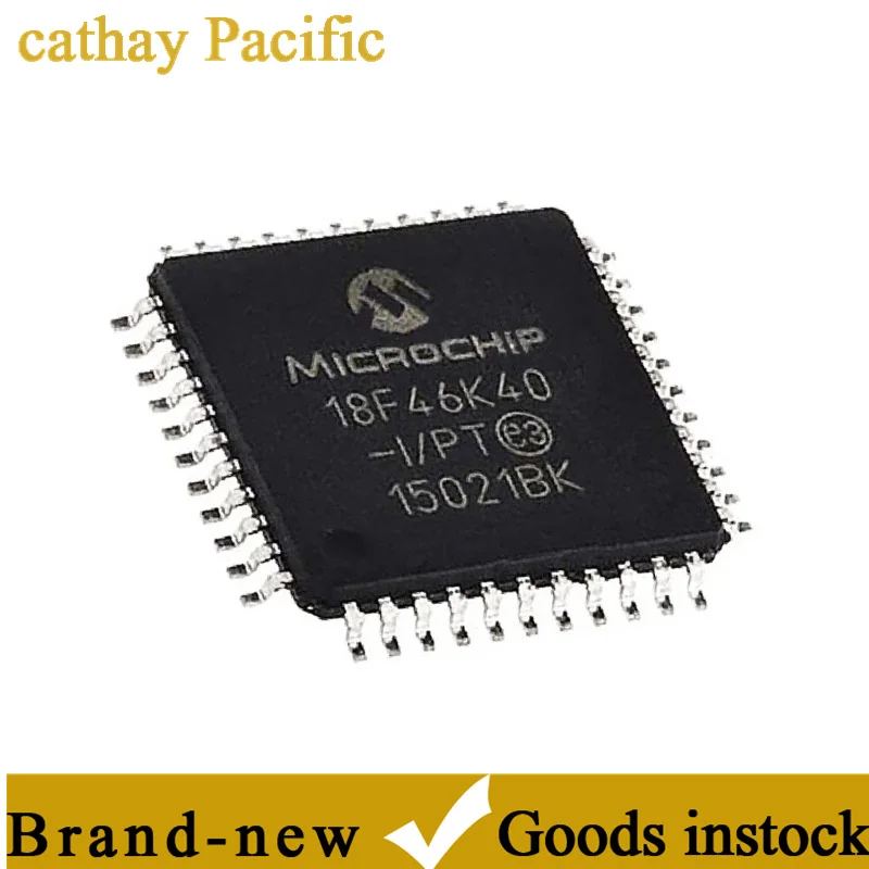 

New stock PIC18F46K40-I/PT TQFP44 microcontroller integrated IC flash microcontroller IC chip silkscreen printing 18F46K40