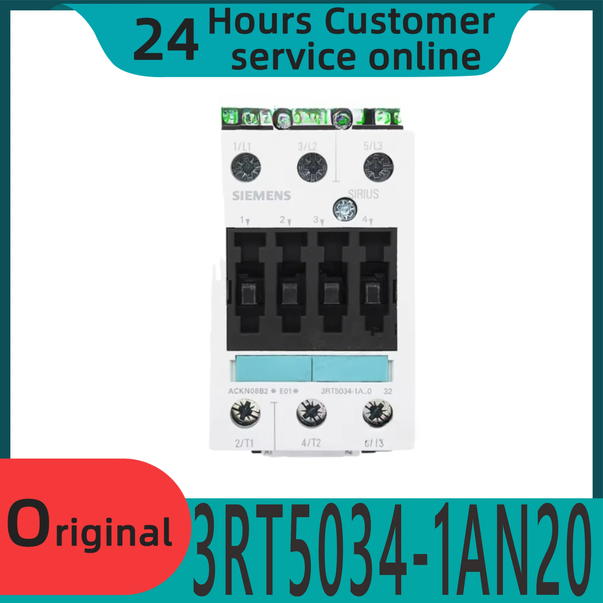 

New original 3RT5034-1AN20 AC contactor 3RT5034-1A 0 AC220V