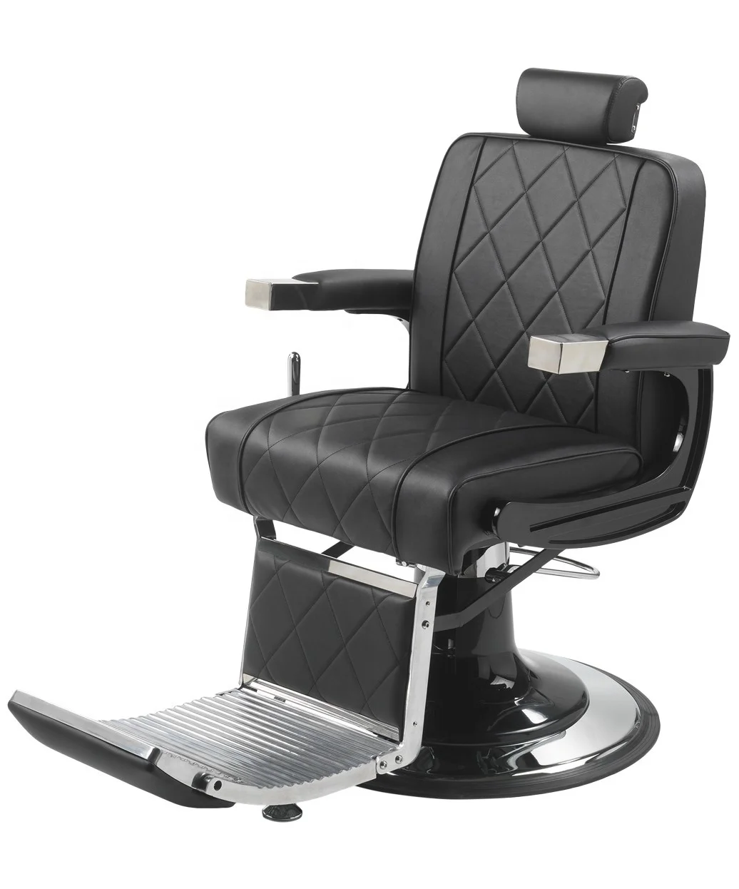 

Classic men's barber chair antique for sale; fashionable beauty salon furniture; black hydraulic chair cheap wholesale