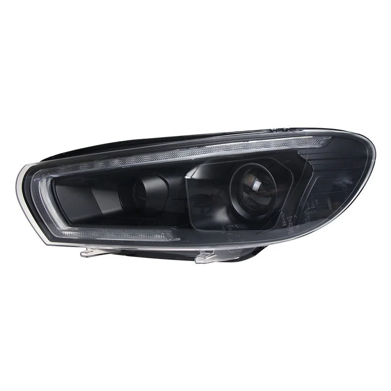 for the 09-17 Volkswagen Scirocco Headlight Assembly Modifying Daytime Running Lights Flowing Turn signal Xenon