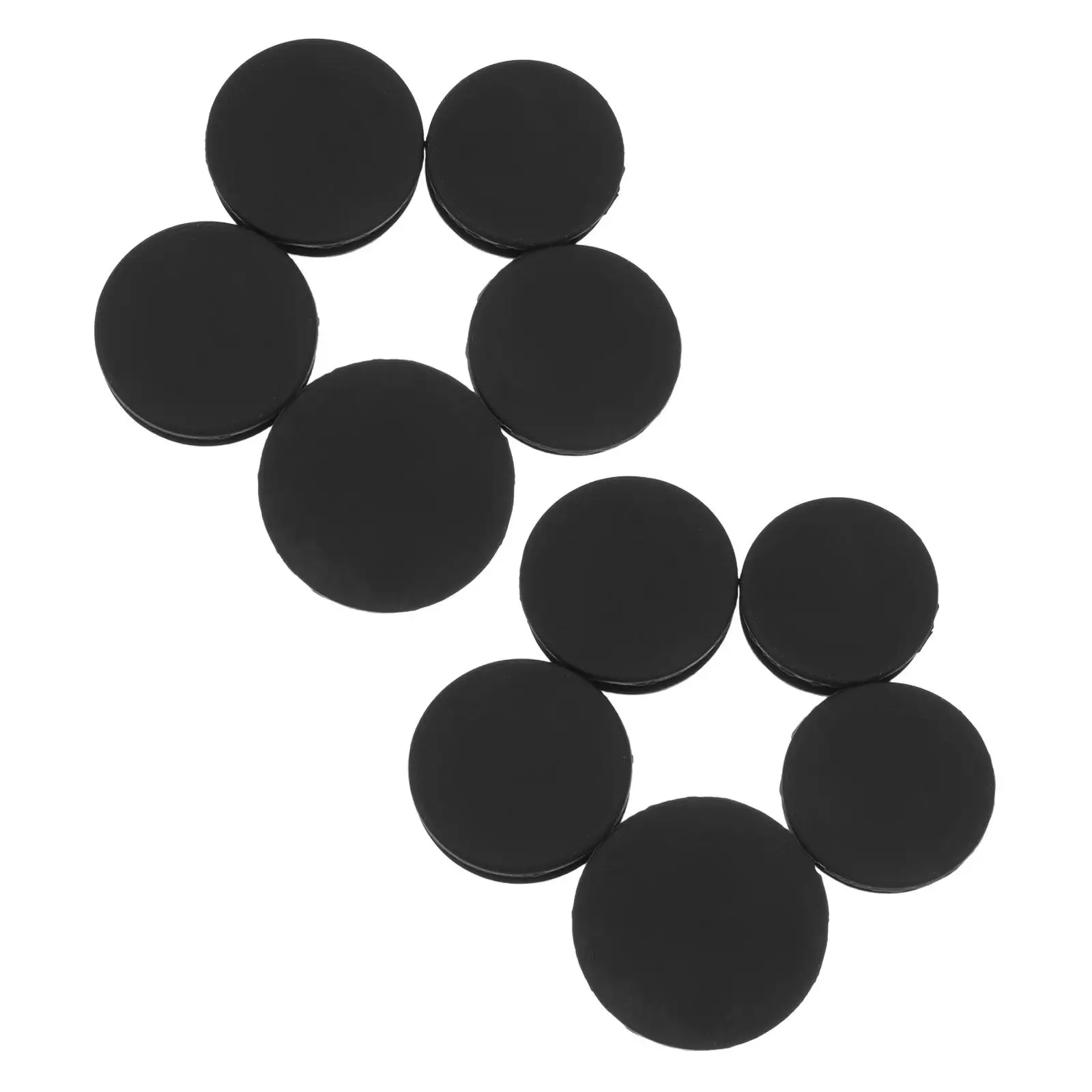 10Pcs Silicone Piggy Bank Stopper Round Black Closure Plug for Ceramic Money Jar Tight Seal Replacement Saving Box Hole Cover