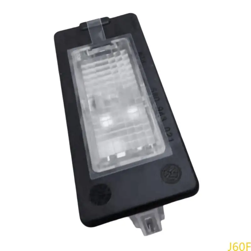 

J60F Stylish Streamlined Polycarbonate License Plate Lamp with Easy Installation for Various Car Models Modern Look 56D943021
