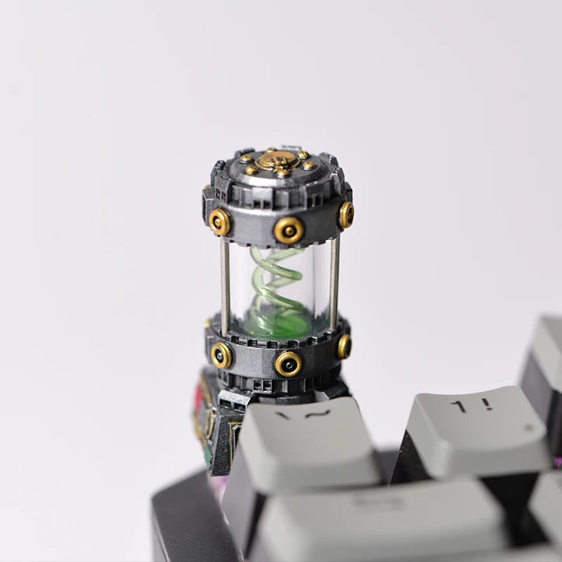 

Handcrafted Resin Artisan Keycap, Unique Style Translucent Backlit Keycap for Mechanical Keyboards