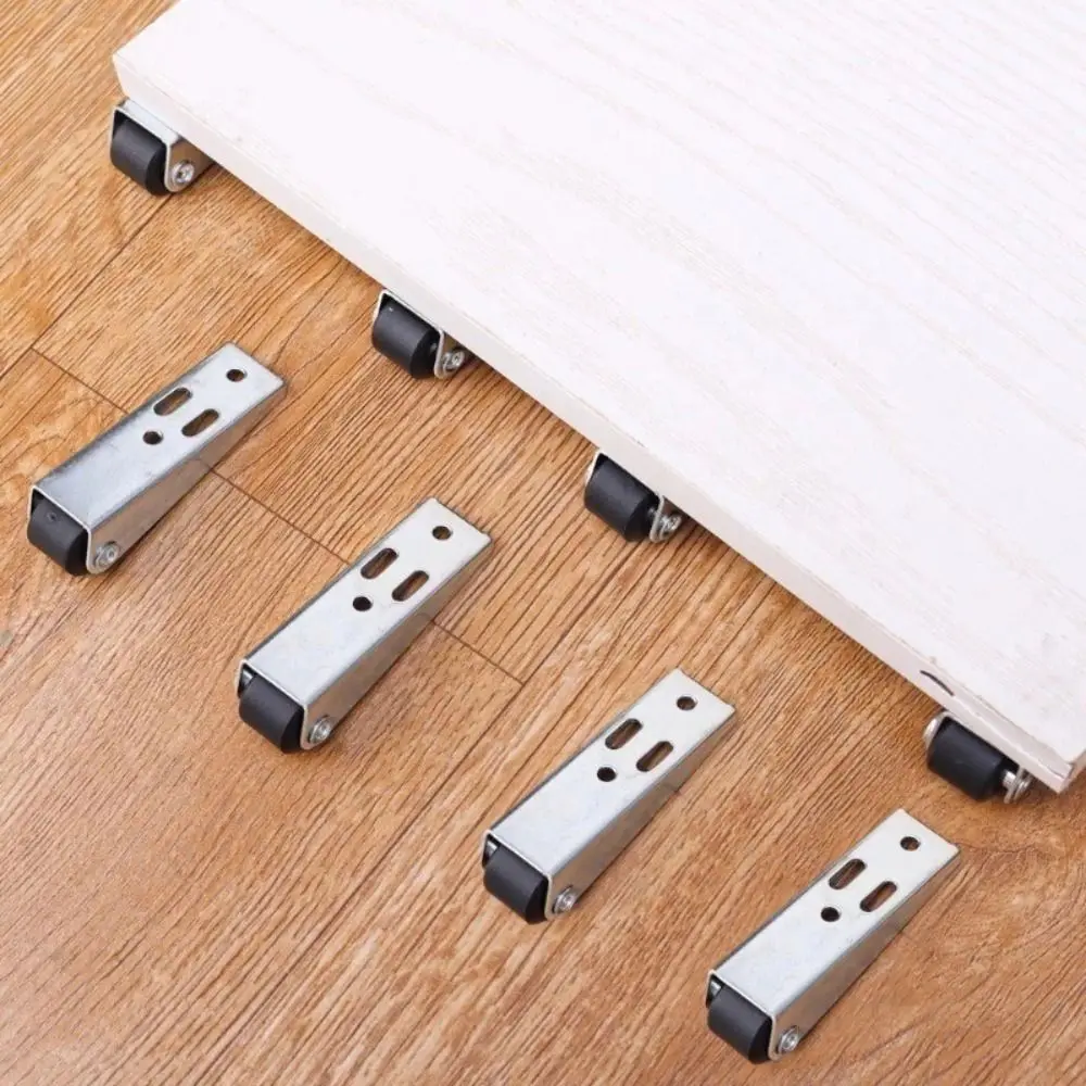 Silent Right Angle Directional Rollers Aluminum Alloy Telescopic Sliding Door Track Pulley Effortless Multifunction