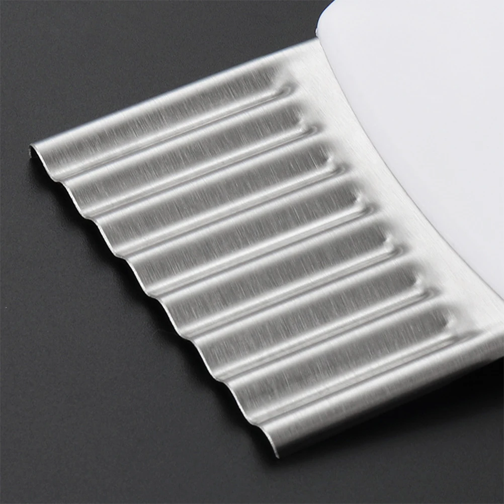 

Wave Steel Crinkle Stainless Steel Potato Fryers for Vegetables Potato Slicer Cutting Kitchen Tool