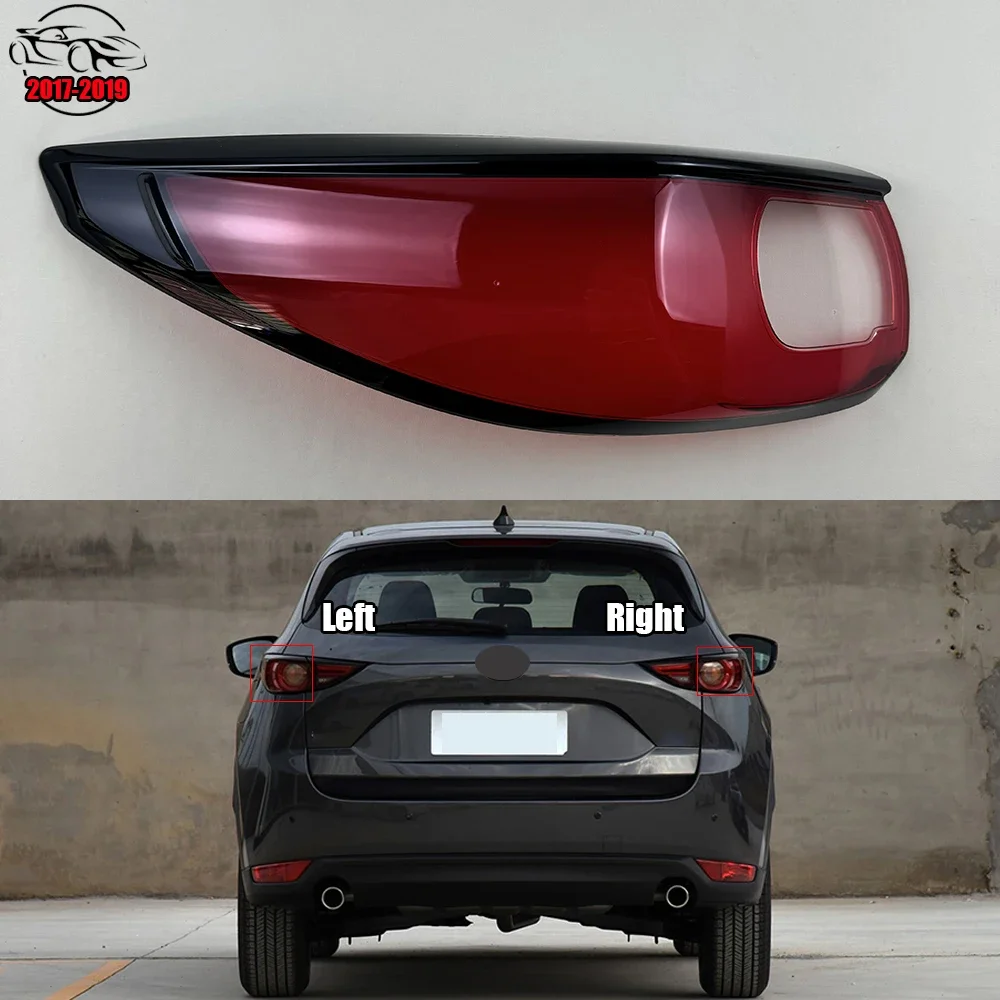 

For Mazda CX-5 2017 2018 2019 Replacement Outer Taillight Shell Rear Signal Parking Lights Cover Plexiglass