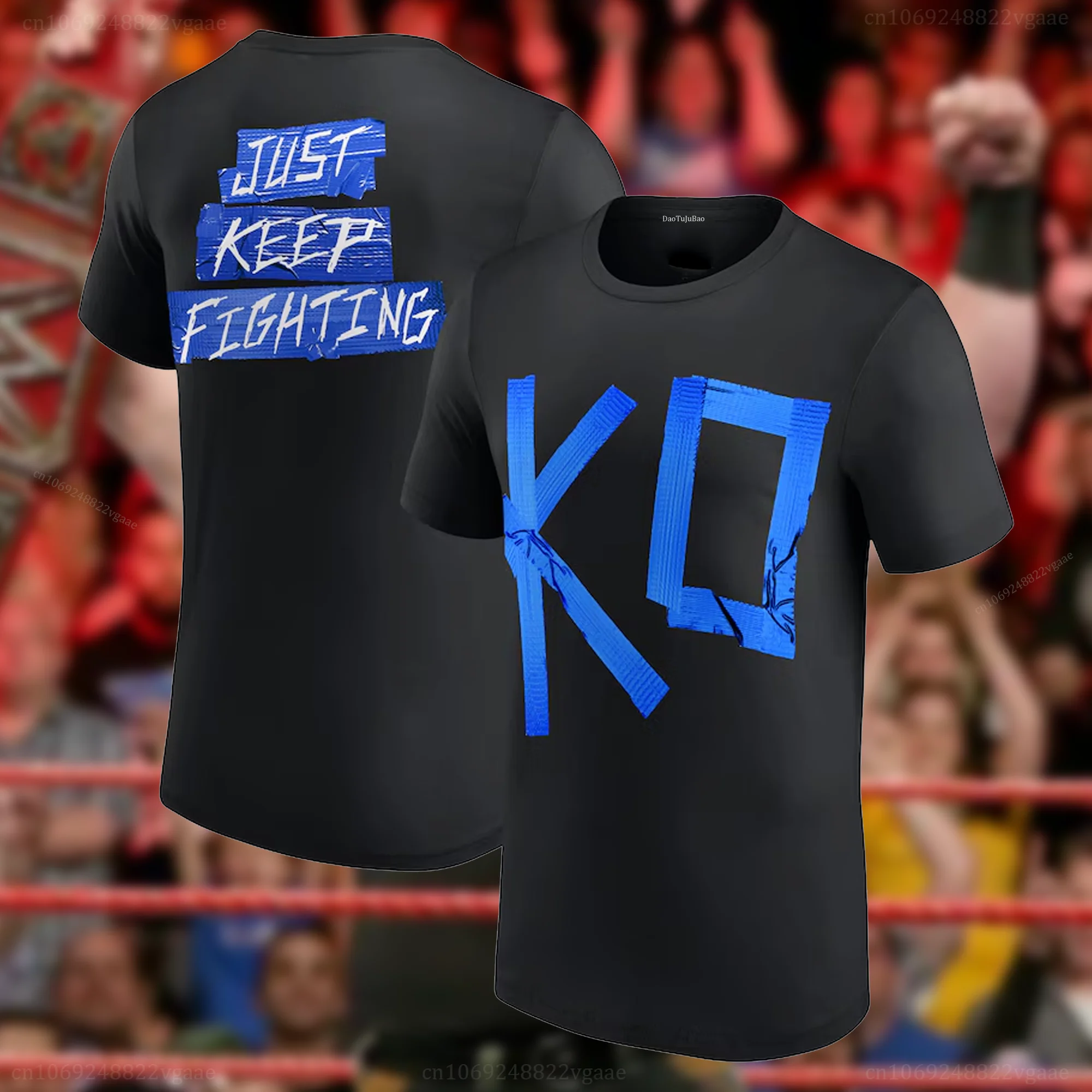 2024 Summer Kevin Owens T Shirt Wrestling Tshirt Vintage Cotton Boxing Champion Gym Cotton Clothes Training Tee Tops KO