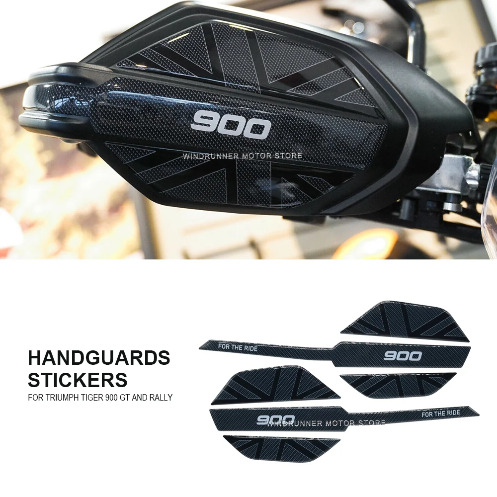 Handguards Stickers For Tiger 900 GT Rally - Rally Pro GT Pro Motorcycle 3D Gel Epoxy Resin Hand Guards Stickers