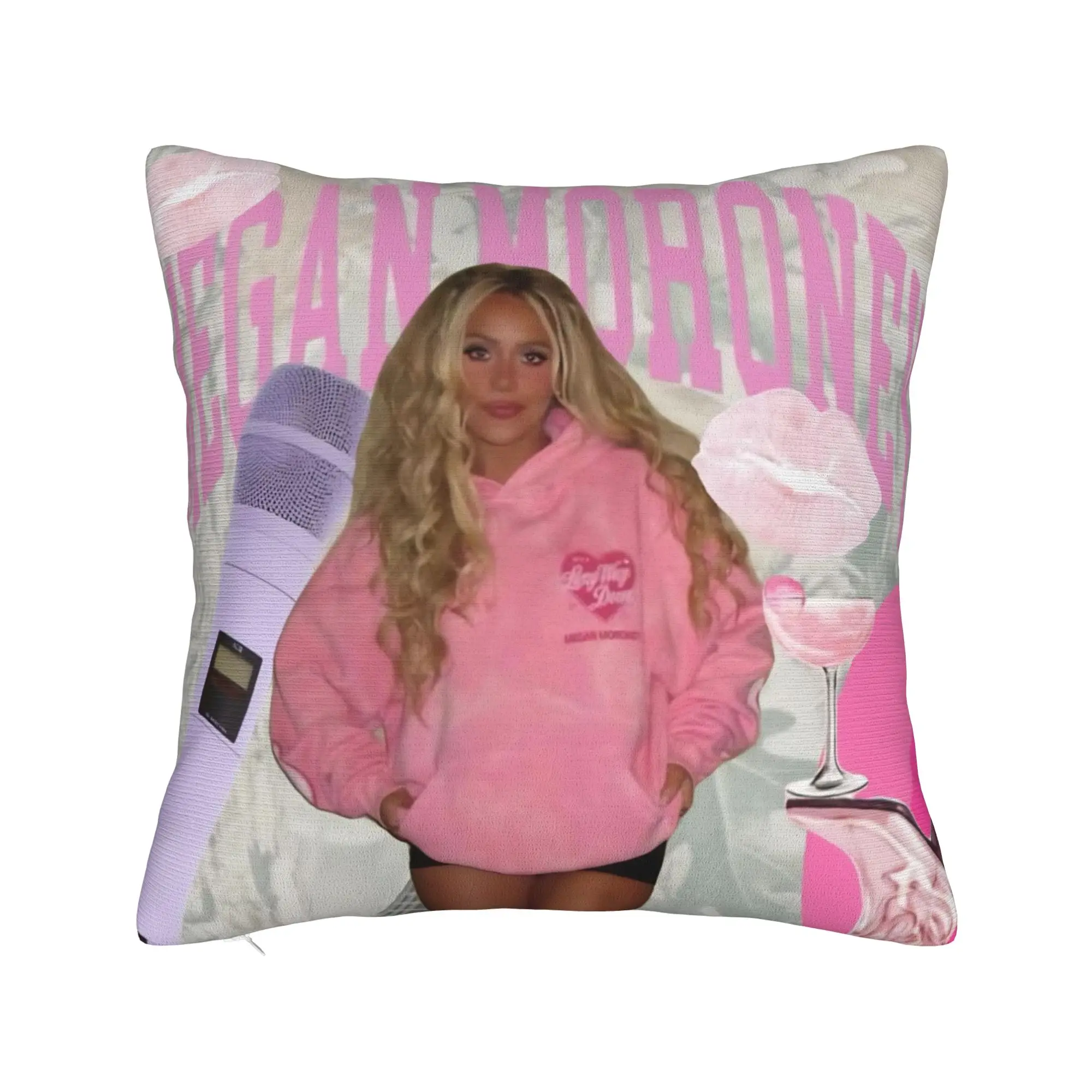 Decorative Pillowcases Megan Moroney Singer  Stuff Home  Pillow Case Cover Square Multi-Size