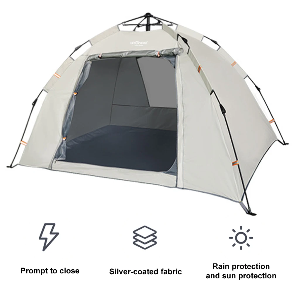 Instant Pop-Up Tent Automatic Camping Tent 2-3 Person Auto Setup Dome Tent Portable Family Camping Tent for Outdoor Traveling