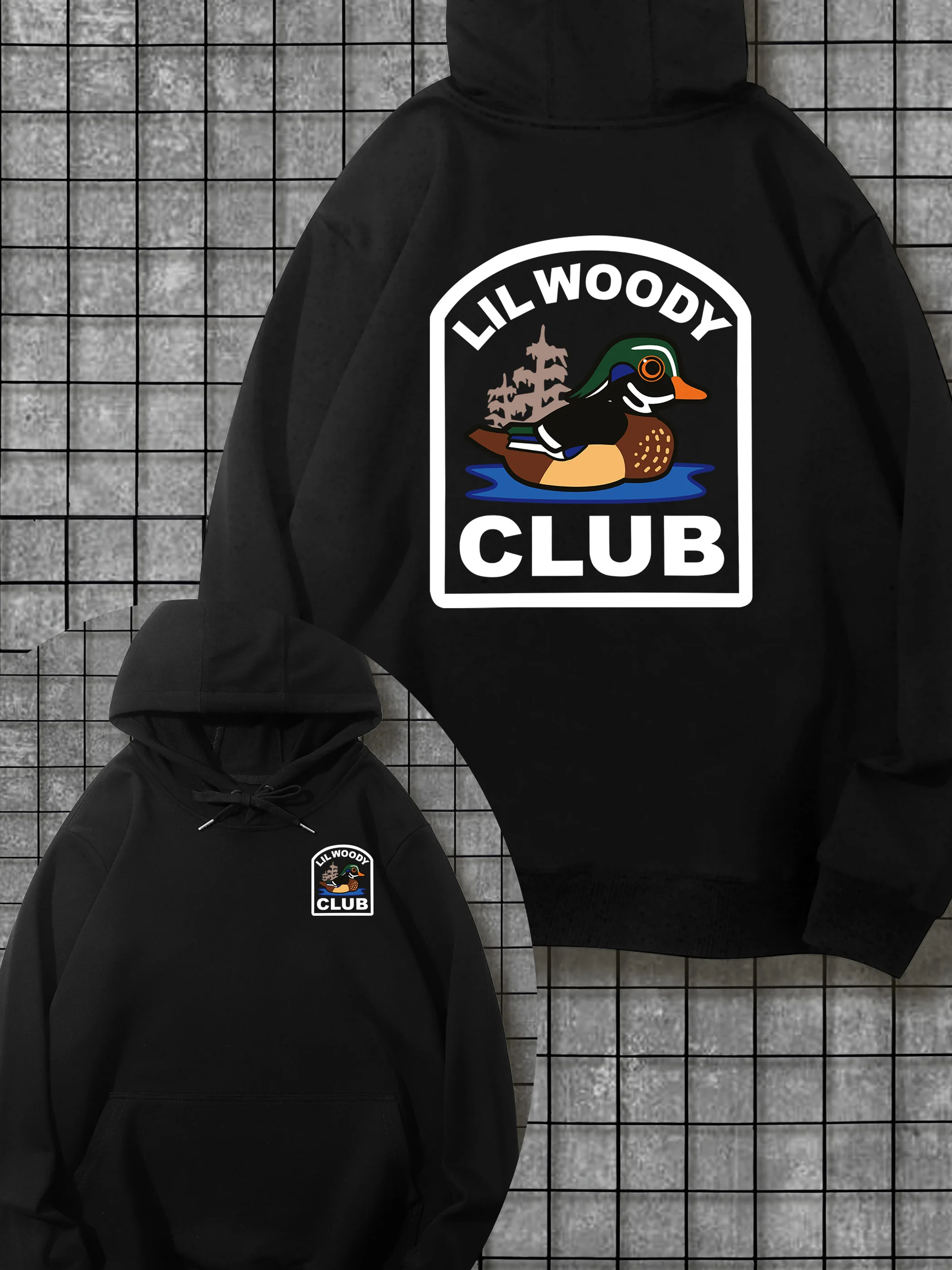 

Club Graphic Printing Autumn and Winter Cotton Men's and Women's Hoodies Outdoor Street Sports Training Brand Trend