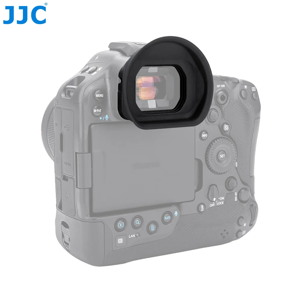 

JJC Soft Silicon Eyecup Eyepiece for Canon EOS R1 Replaces ER-I Eyecup Extended Viewfinder Cover for Viewfinder Protection
