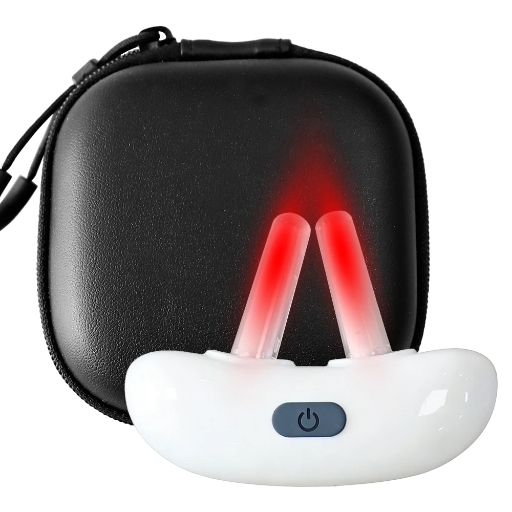 

Smart Nasal Phototherapy Device 650nm Infrared Light Therapy for Nasal Itchy&Congestion Nose Care Nose Laser Massage