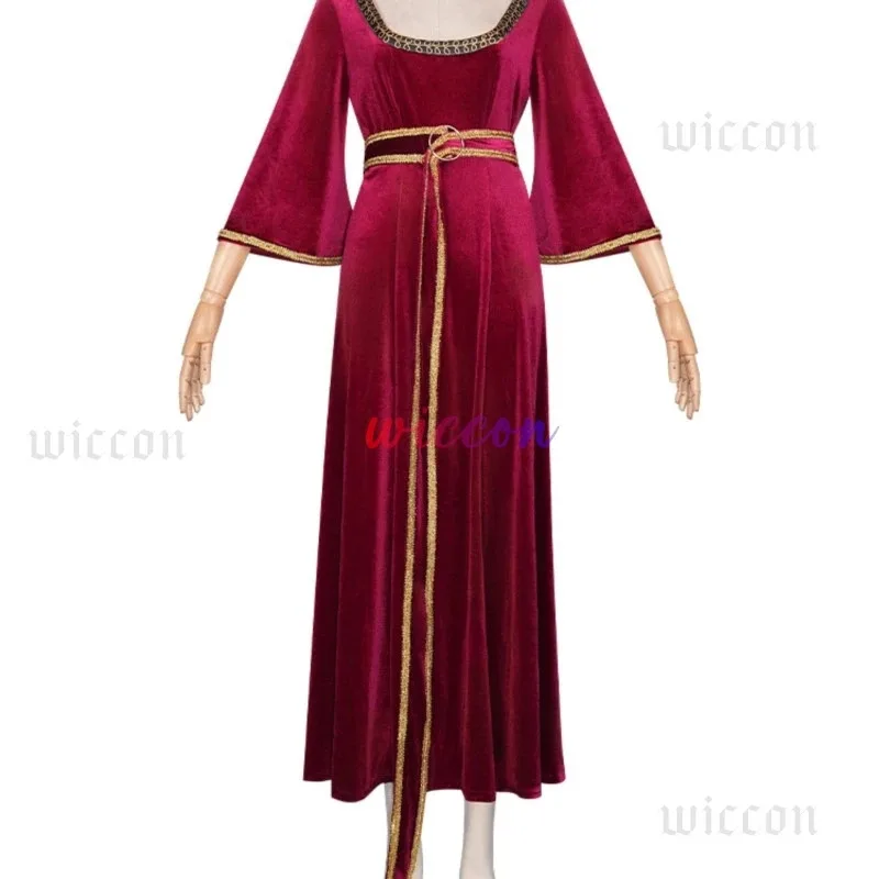 Disfraz de Gothel, vestido rojo de Anime, mono para madre Cos, cinturón para mujer adulta, conjunto completo de trajes, traje de fiesta de Carnaval y Halloween; 6, a'