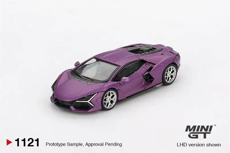 

(Предзаказ) MINI GT 1:64 Revuelto Viola 30-й матовый фиолетовый литой под давлением модель коллекционной машины