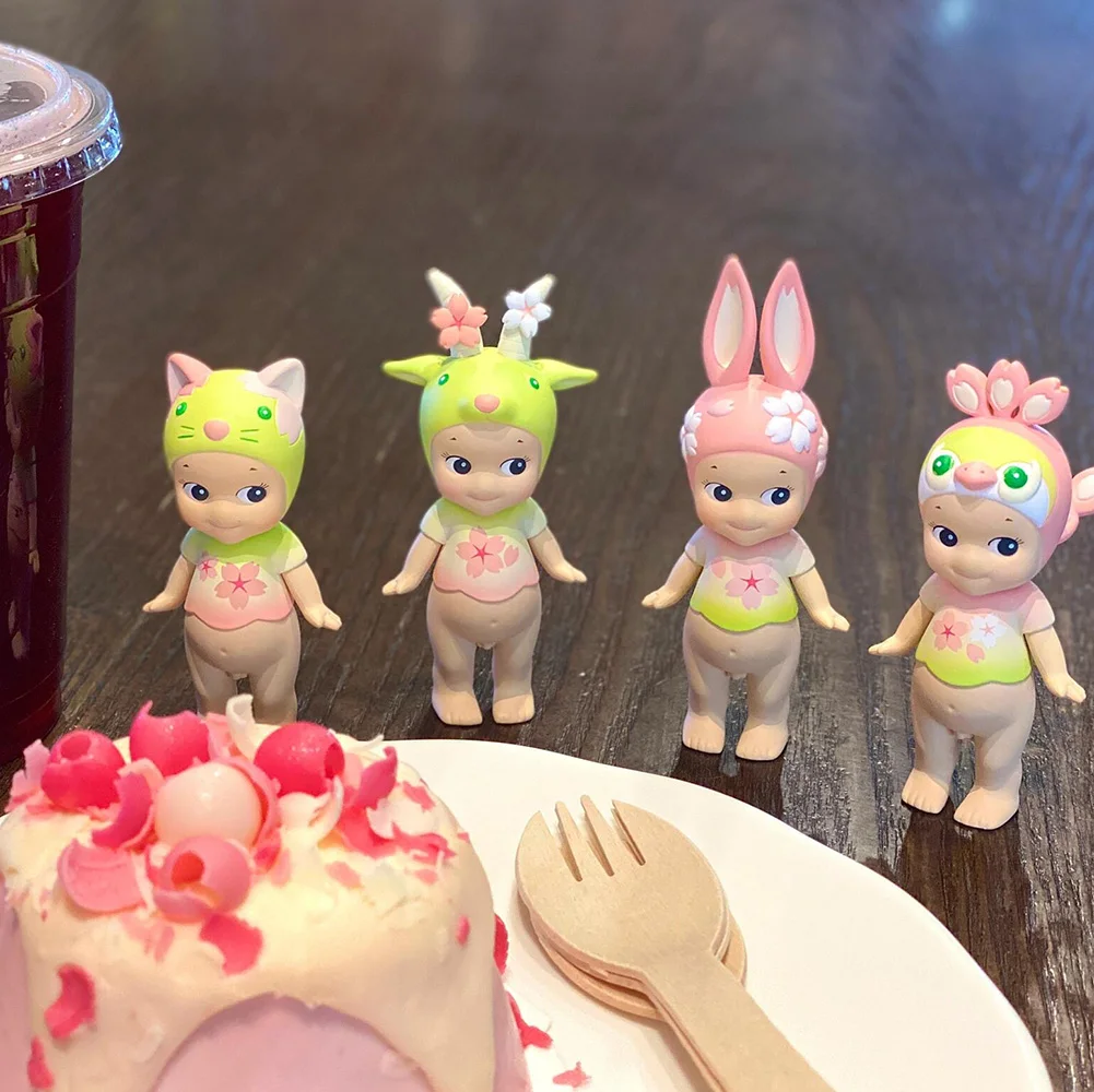 سوني أنجل شخصية صغيرة أزهار الكرز سلسلة صندوق أعمى لعب أنيمي دمية سطح المكتب زخرفة جمع هدايا عيد الميلاد عيد الميلاد #5