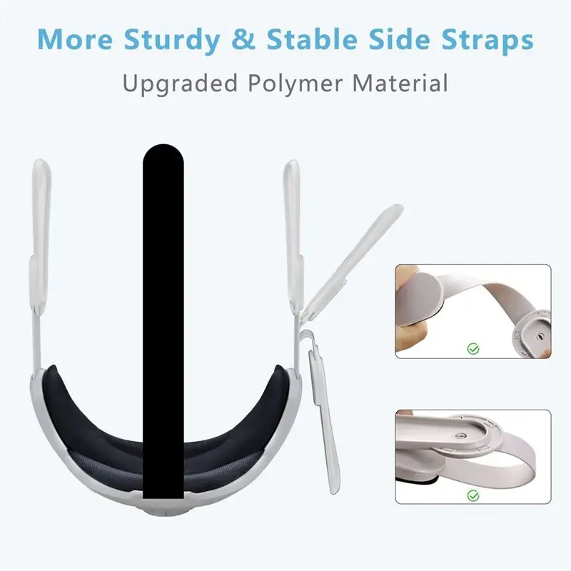 For Oculus Quest 2 Accessories- Fast Charging Head Strap For VR Headset Elite Design Strap For Oculus Quest 2 - view 6