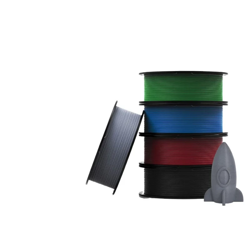 PLA-CarbonCore25 Carbon Fiber Coated 3D Printer Consumables Matte Texture High Strength and Wear Resistance