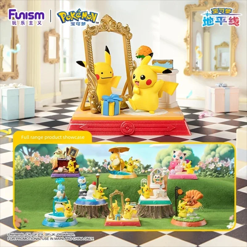 pokemon-anime-figura-de-accion-pikachu-y-sus-amigos-serie-cajas-ciegas-funismo-coleccion-original-modelo-ornamento-juguetes-regalo
