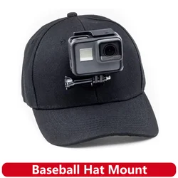 Baseball Hat Mount Quick Release Holder For GoPro Hero 13 12 11 10 9 8 5 SJCAM AKASO Insta360 DJI Osmo Action Camera Accessories