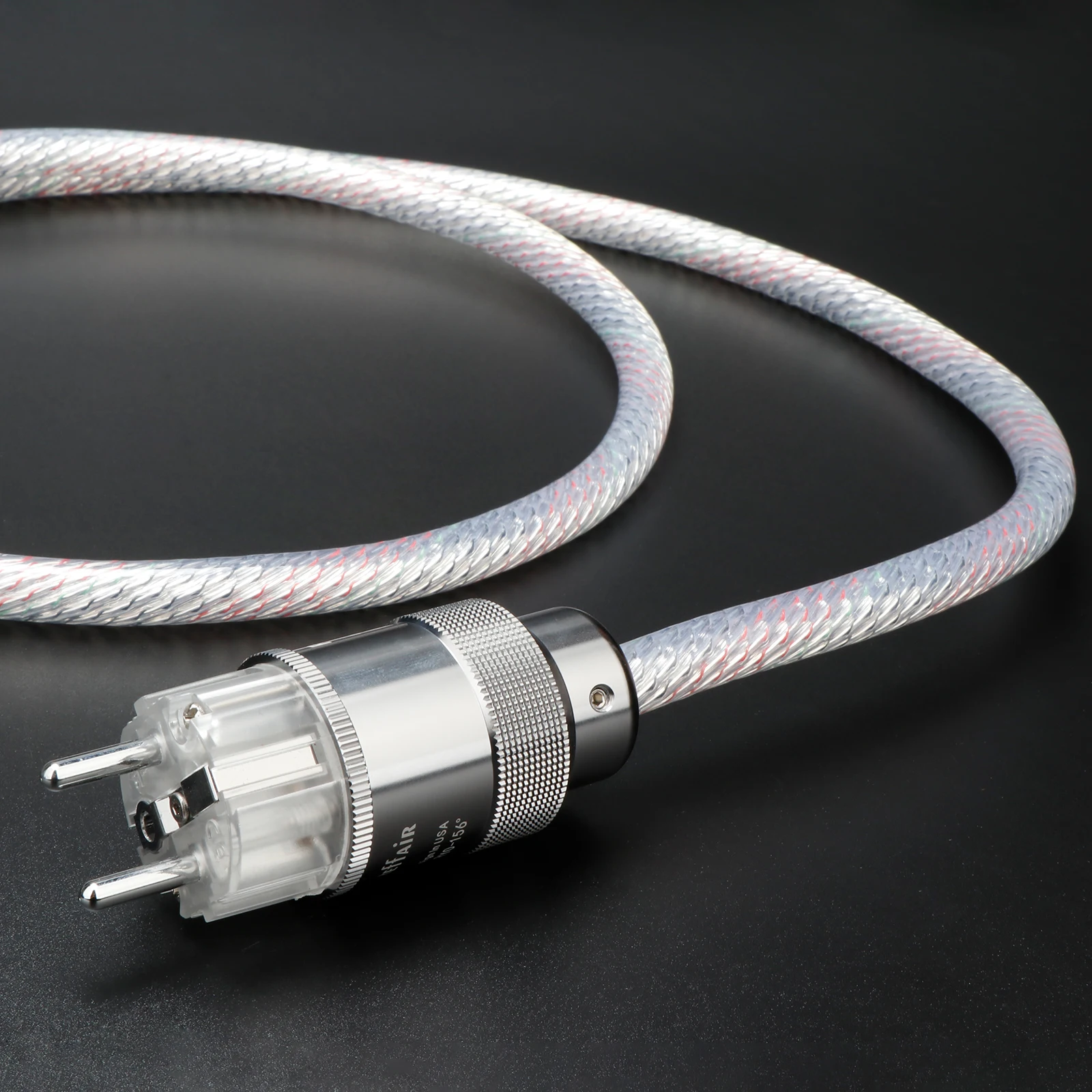 Кабель питания Preffair HIFI POWER CABLE 7N OCC, посеребренный шнур питания с вилкой европейского стандарта, усилитель, декодер компакт-дисков, провод питания