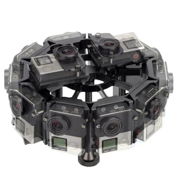 High Quality 12 in 1 CNC Aluminum Alloy Housing Shell Protective Cage with Screw for GoPro HERO4 /3+