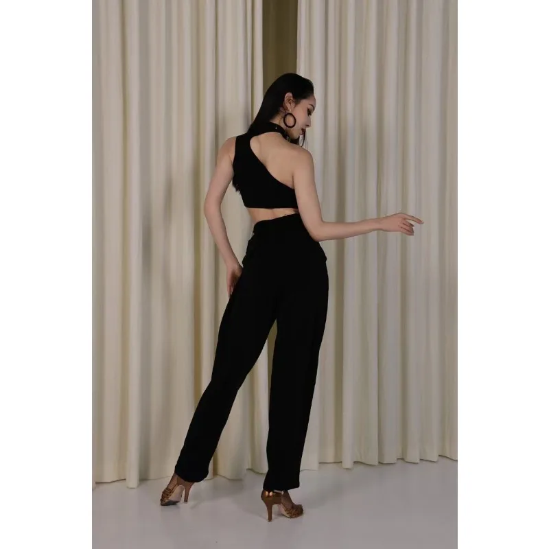 Customized NANA Top Latin Dance Dress Women's Pants Lace Outer Outfit view 2