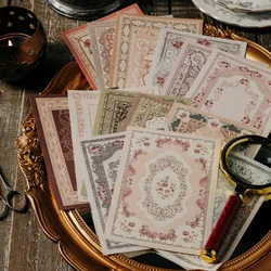 30 Pcs Vintage Border Material Writing Decorative Paper for DIY Album Scrapbooking Collage Message Handbook Journaling Supplies