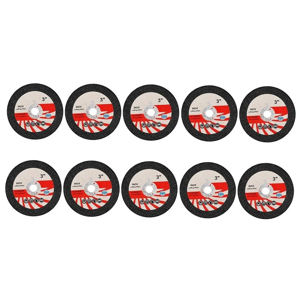 10 قطعة 75 مللي متر الراتنج أسطوانة تقطيع مجموعة اكسيد الالمونيوم والزركونيوم طحن عجلات للمعادن والفولاذ المقاوم للصدأ لطاحونة الزاوية #4