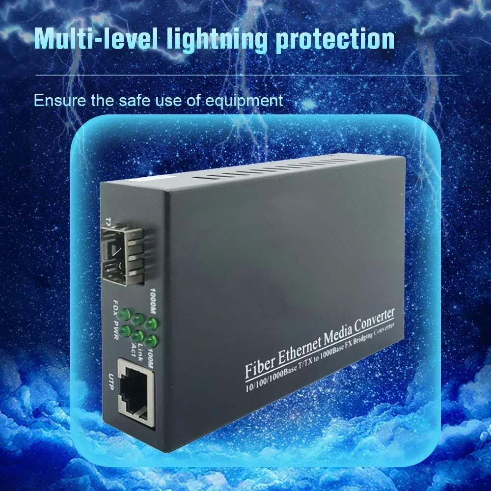 2026 1 قطعة جيجابت SFP محول الوسائط SFP إلى RJ45 جهاز الإرسال والاستقبال 10/100/1000 متر الألياف البصرية التبديل مع 20 كجم SC SFP وحدة #3