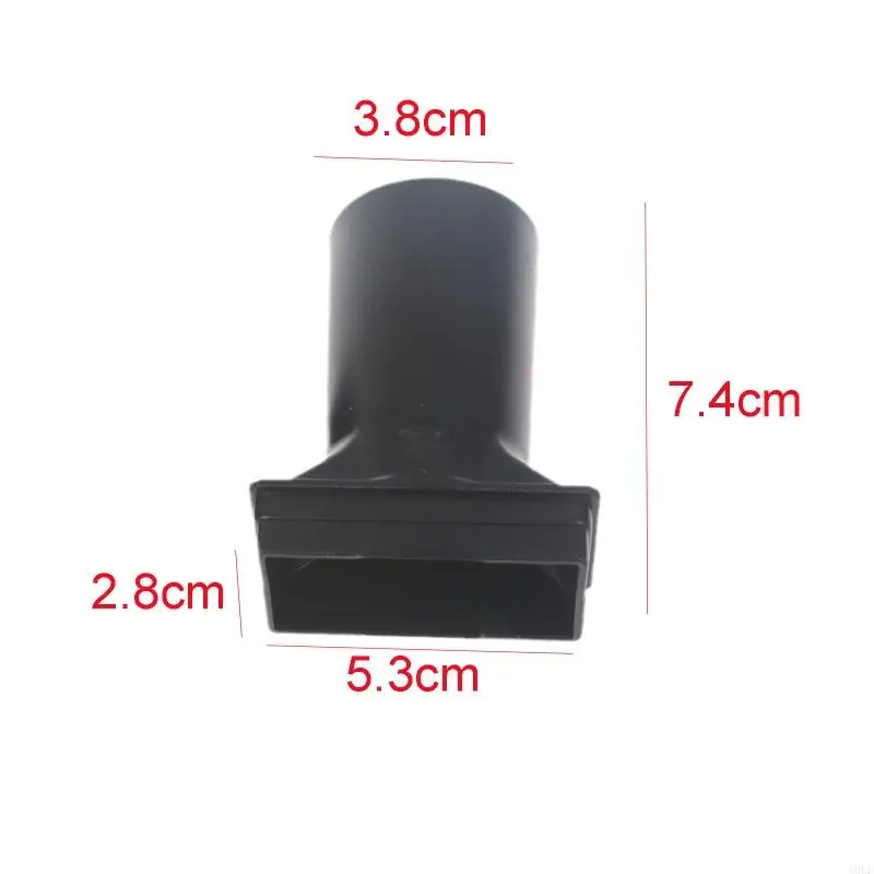 A9LF Universal 38mm Diameter Air Ducting Tubes for 12V 24V 5V 9733 Cooking Air Blower Cooling Fan 97x97x33mm BBQ Fan