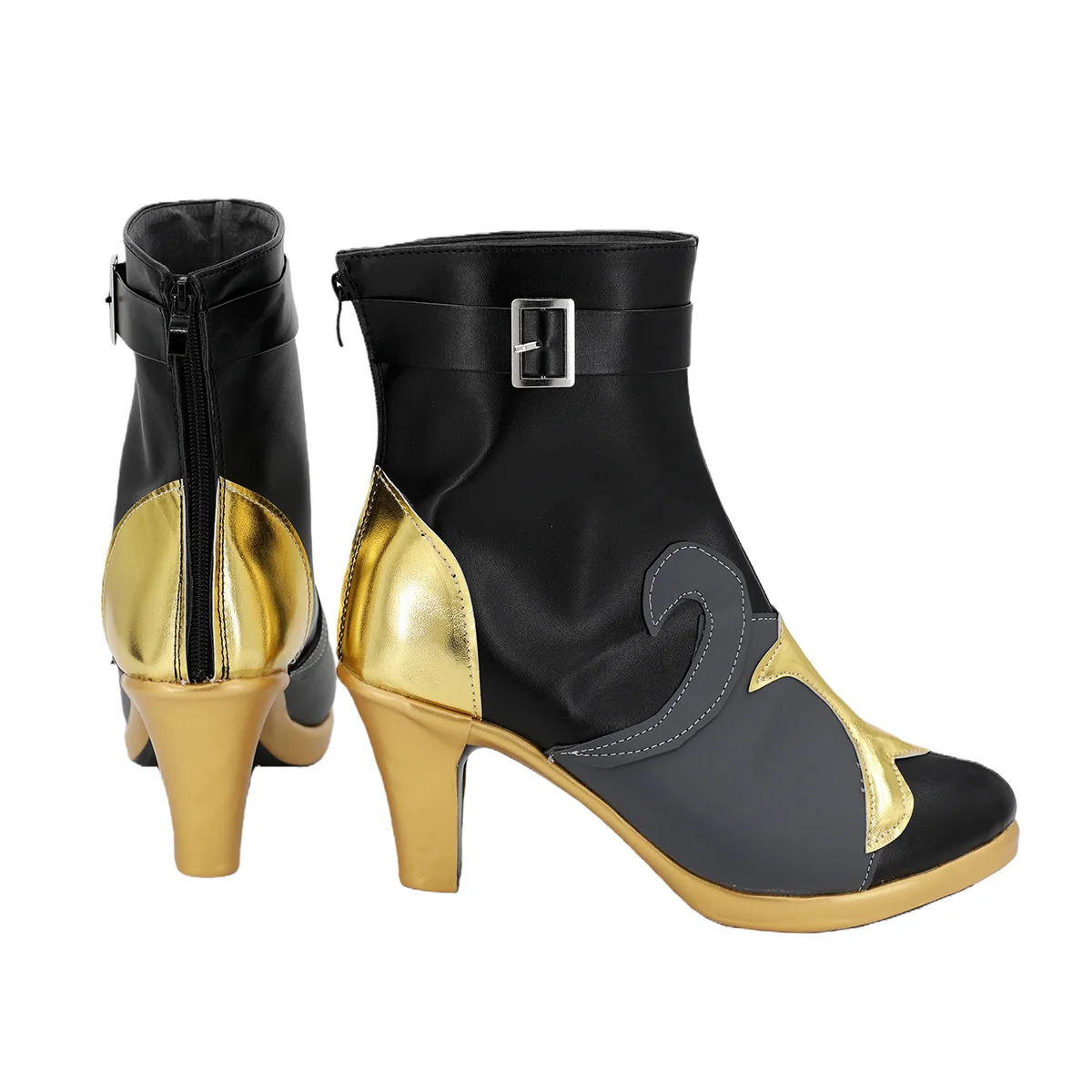 Genshin Impact Neuvillette Cosplay Shoes High Heel Boots Custom Made